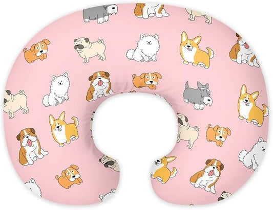 Puppy 1 Feeding Pillow Covers Washable & Breathable Nursing Pillow Slipcovers Breastfeeding Newborn Feeding Cushion Cover Practical Gift, Best Choice for Mom Cover Only