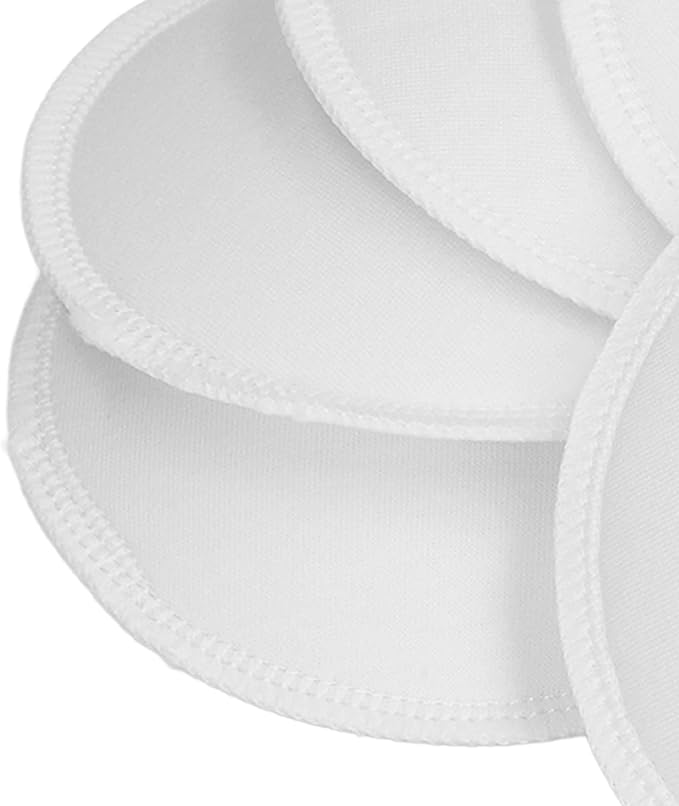 Walfront 12 Pack Washable Breast Pads Reusable Nursing Pads (Absorbent Vented Leak Proof Breastfeeding Supplies)