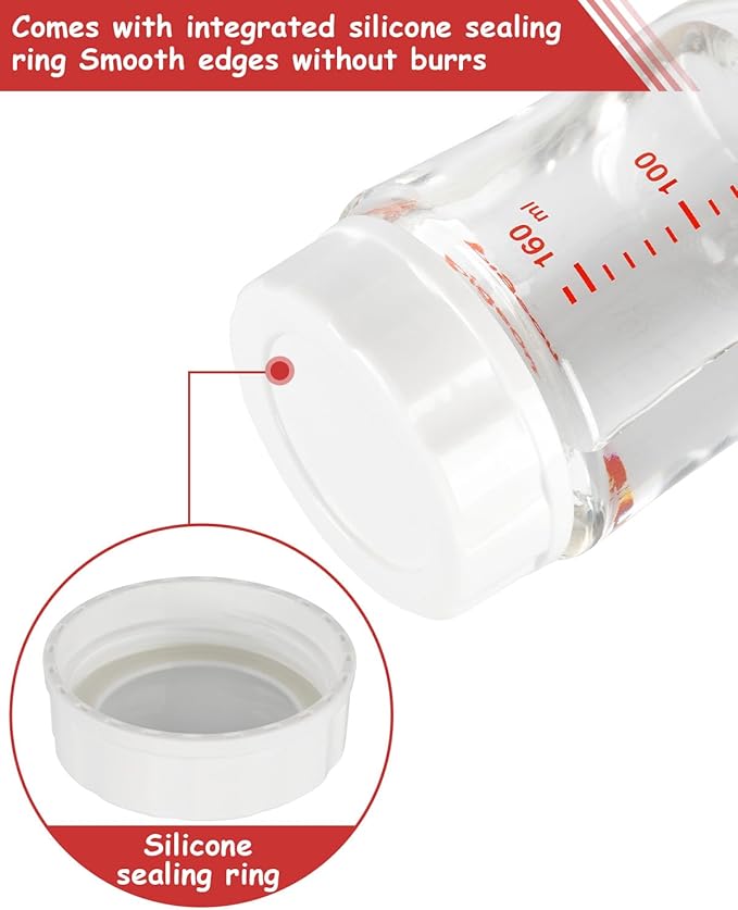 Baby Bottle Cap for Pigeon Bottle, Soft & Safe Bottle Lid, 6 Count