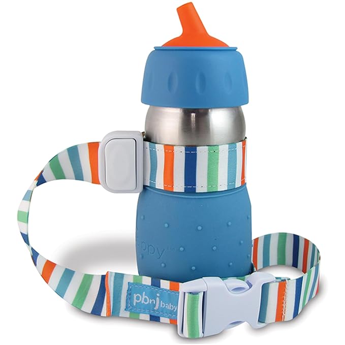 PBnJ Baby SippyPal Sippy Cup Strap Holder Leash Tether (1 Beach)