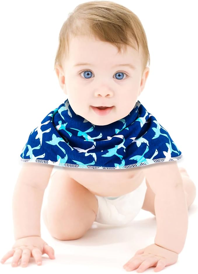 Baby Burp Cloths & Baby Bibs 2-in-1 Design Large Size 3 Layers Thicken Cotton Super Absorbent and Soft Baby Spit Up Burping Rags Baby Burp Cloth Set for Boys and Girls Solid 12 Pack