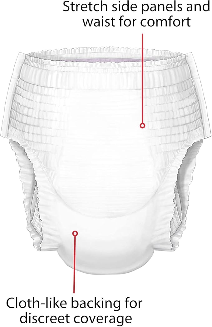 Curity Youth Pants, Large, Unisex-Youth, Incontinence Protector, Pull-Up Style, Heavy Absorbency, 14 Count