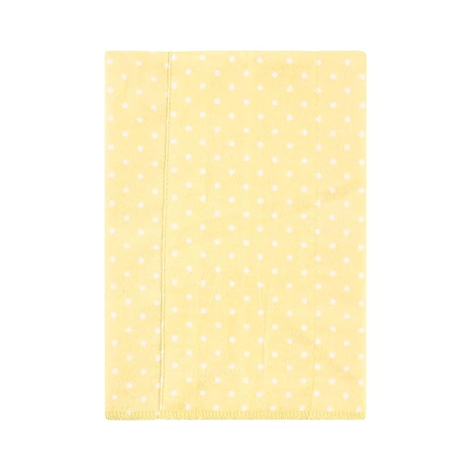 Hudson Baby Unisex Baby Cotton Flannel Burp Cloths, Peace Love Flowers 7 Pack, One Size