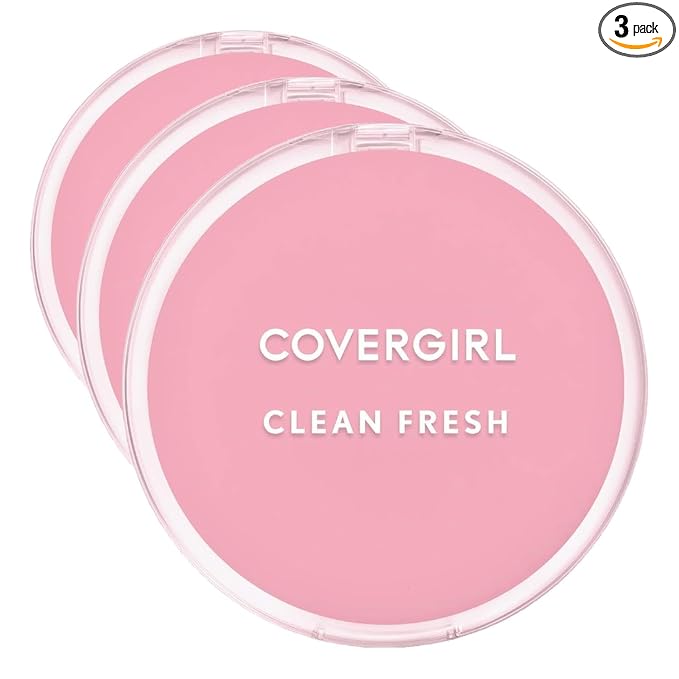 COVERGIRL Clean Fresh Pressed Powder, Rich, 0.35 Oz (Pack of 3)