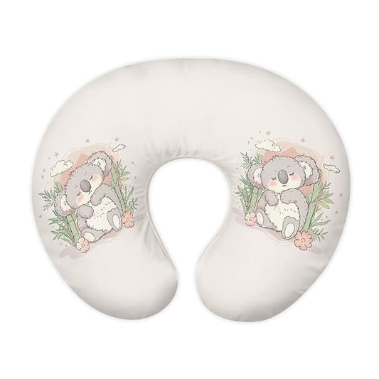 Cute Koala Baby Nursing Pillow Cover Ultra Soft Comfortable Newborn Nursing Pillow Case Baby Essentials