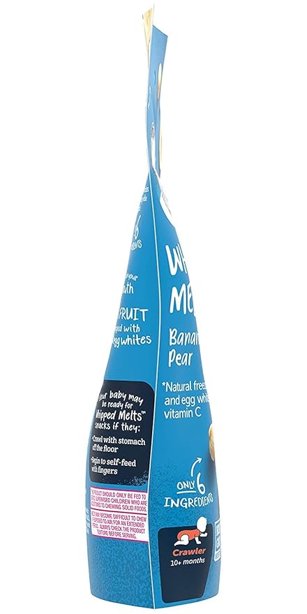 Gerber Natural for Baby Whipped Melts, Banana Pear, 1 Ounce
