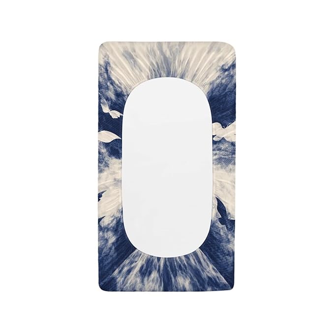 Tie Dye Butterfly Baby Diaper Changing Table Sheets Jersey Knit Breathable Changing Table Pad Cover for Infants Toddles 16 * 32 Inches