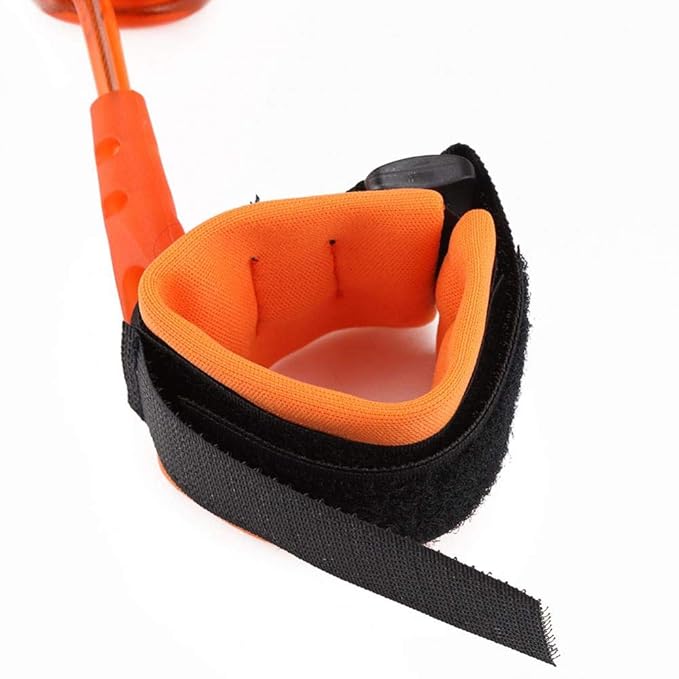 Anti Lost Wrist Link, Kids Anti lost Rope Elastic Adult Children Wristband Safety Link Walking Harness Rope for Toddlers Babies(Orange)