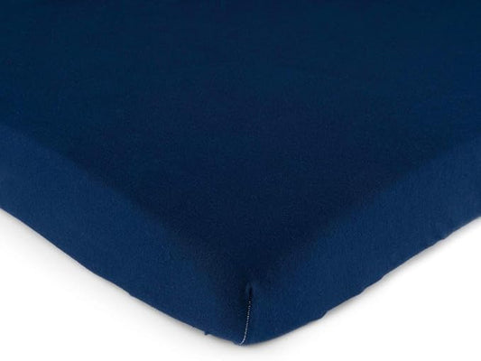 SheetWorld Fitted Baby Bassinet Sheet fits RONBEI Baby Bassinet Beside Sleeper 18 x 31, 100% Cotton Jersey, Hypoallergenic, Butter Soft, Solid Navy, Made in USA