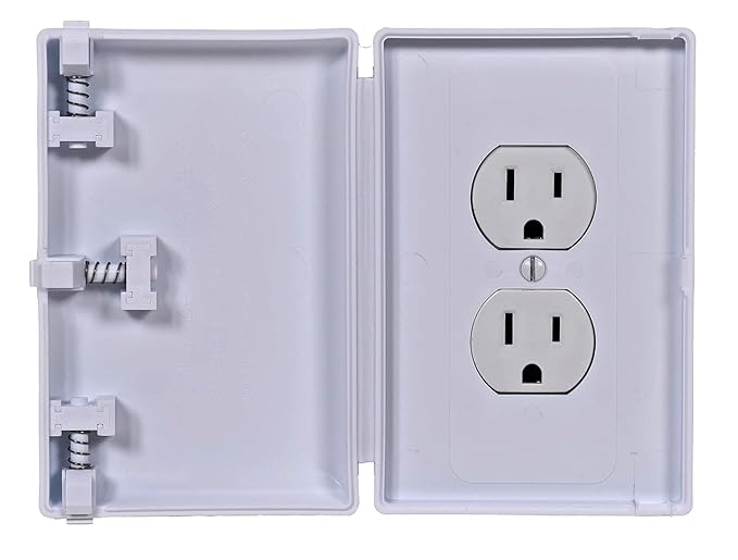 Baby Toddler Pet Wall Outlet Cover, Traditional Style, Electrical Safety Guard for Home and Business, Made in USA (2 Pack)