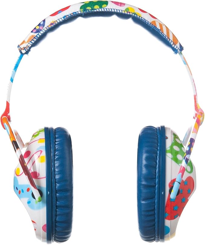 Kids Hearing Protection,25dB NRR Noise Reduction,Sound Proof for Kids,Toddler,Safety Earmuffs for Concert,Airplane,Autism,Monster Jam,Travel,School-Blue Letter