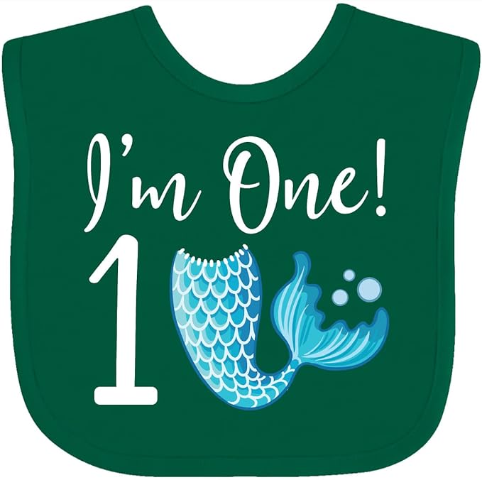 inktastic 1st Birthday Mermaid Party Baby Bib