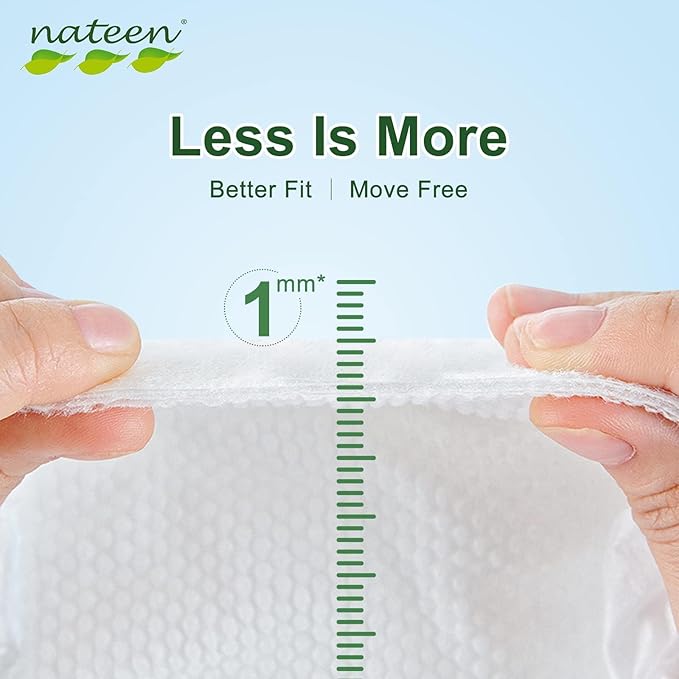 Nateen Premium Baby Diapers, Overnight Use Disposable Diapers for Sensitive Skin, Ultra Thin Diapers with Comfortable Fit. Size 5 (X-Large), 84, Count.