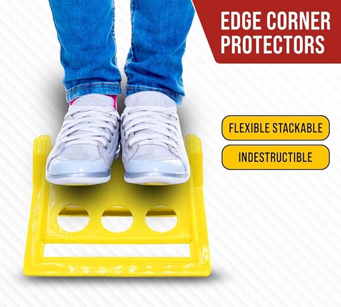 Mytee Products 120 Pack 4" Edge Protectors for Flatbed Trucks with Carrying Case - Ratchet Strap Corner Protectors Fits 2" 3" & 4" Winch Strap - Cargo Load Corner Guards for Tie-Down Accessories
