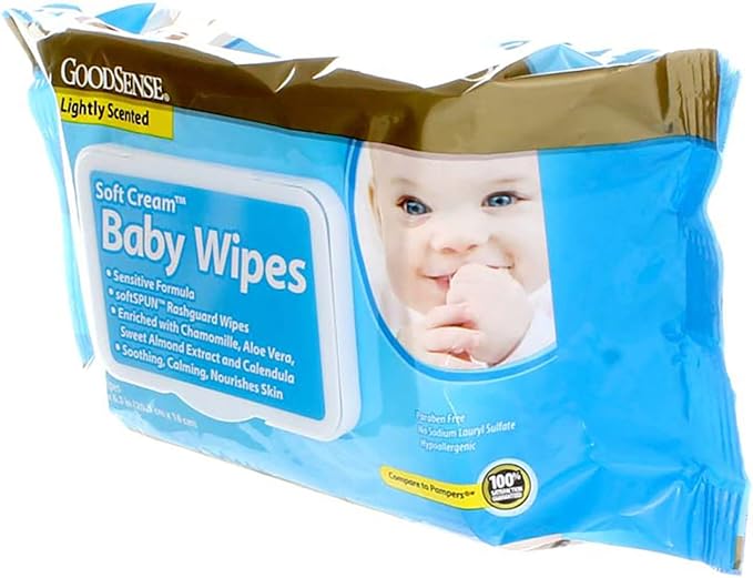 Good Sense Baby Wipes Scented 72ct Tub Case Pack 12
