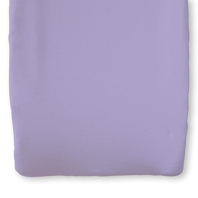 Natemia Organic Cotton Changing Pad Cover (16x32) – Silky Soft Fitted Baby Changing Pad Cover, for Changing Tables, Contoured Pads, Cradle & Bassinet, Neutral Nursery Essential for Boys & Girls