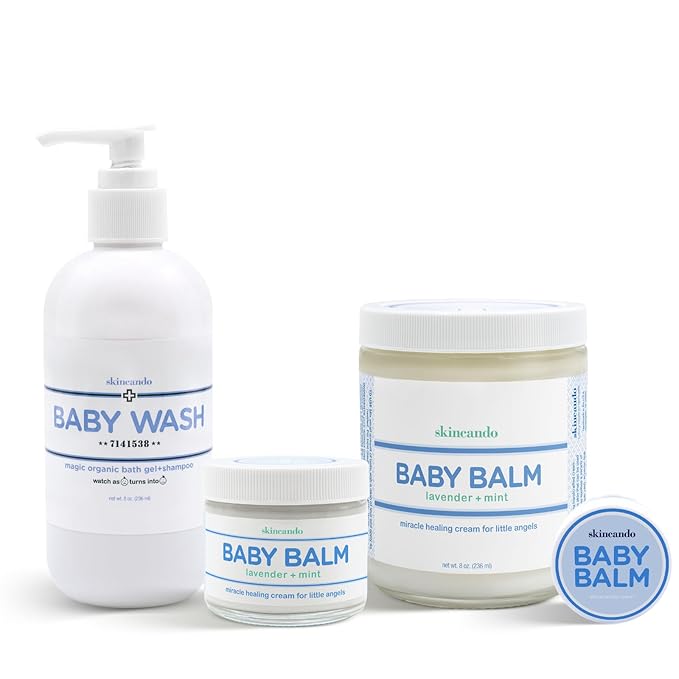 Combat Ready BABY BALM - 8oz By Skincando – All Natural - Moisturizer for Babies – Diaper Rash - Eczema - Cradle Cap - Dry Skin