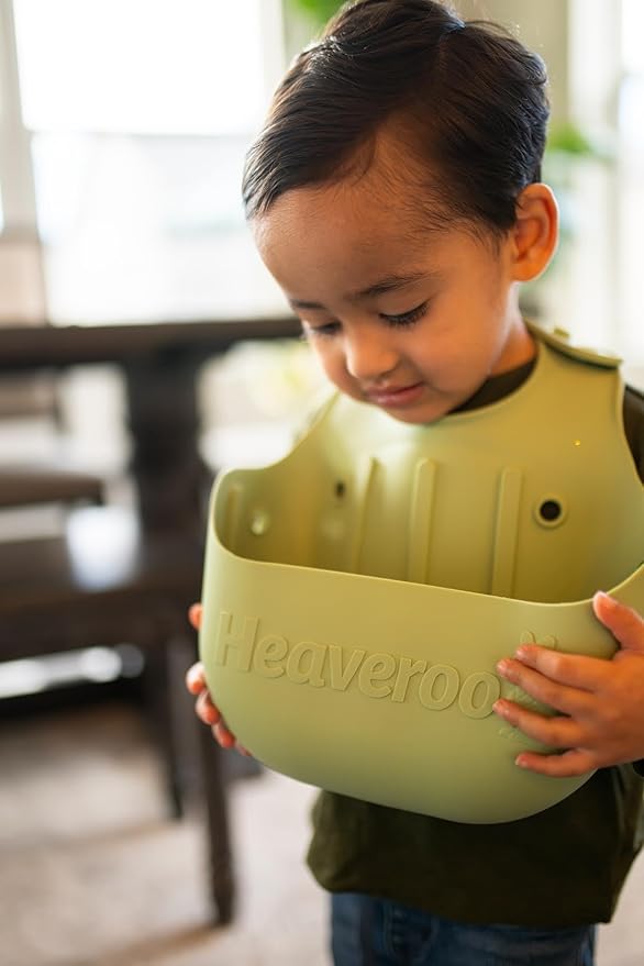 Silicone Vomit Bib, America's ONLY Safety Compliant Silicone Vomit bib, XL Bucket Design to Catch Vomit and other messes *Patented*