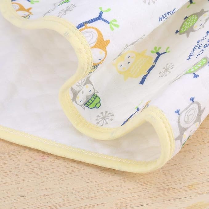 Soft Cotton Portable Travel Diaper Changing Pad for Babies and Newborns, Yellow