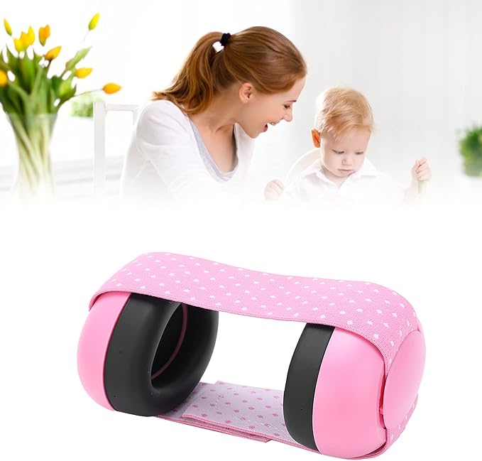 Tbest baby ear muffs noise cancelling,Baby Ear Sound Insulation Noise Reduction Ear Muff with Elastic Cord for Children
