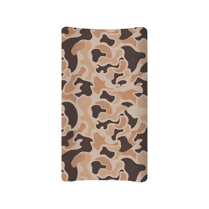 Camo Hunting Duck Diaper Change Table Covers for Girls Diaper Changing Pad Cover for Baby Easy to Install Changing Mat Cover