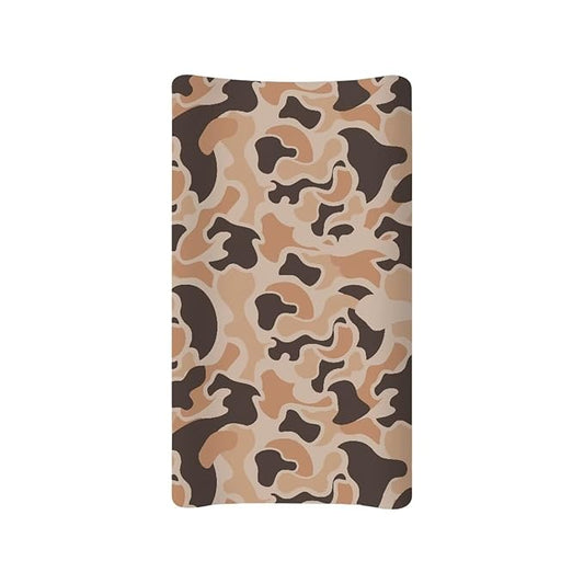 Camo Hunting Duck Diaper Change Table Covers for Girls Diaper Changing Pad Cover for Baby Easy to Install Changing Mat Cover