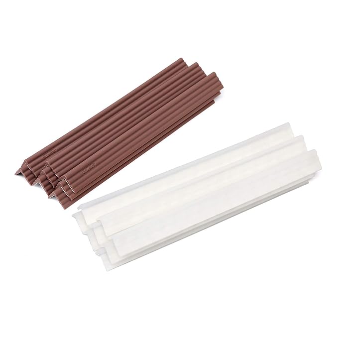 LONGFITE Table Wall Edge Protector Clear Corner Protectors Guards 6.56 feet Furniture Fireplace Safety Bumpers 8 Pack Baby Proofing with Wide Coverage and Safe Silicone Material (Semitransparent)