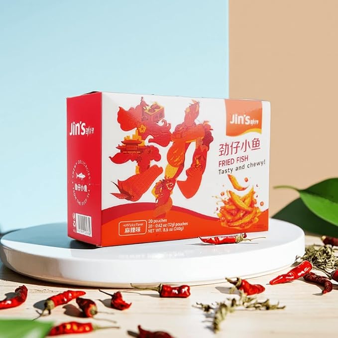 JINZAI Spiced Fish Snack (HOT&SPICY)