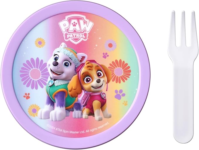 Mepal – Fruitbox Campus - Snack Box for Kids - Dishwasher and Microwave Safe - BPA Free - 300 ml - Paw Patrol Girls