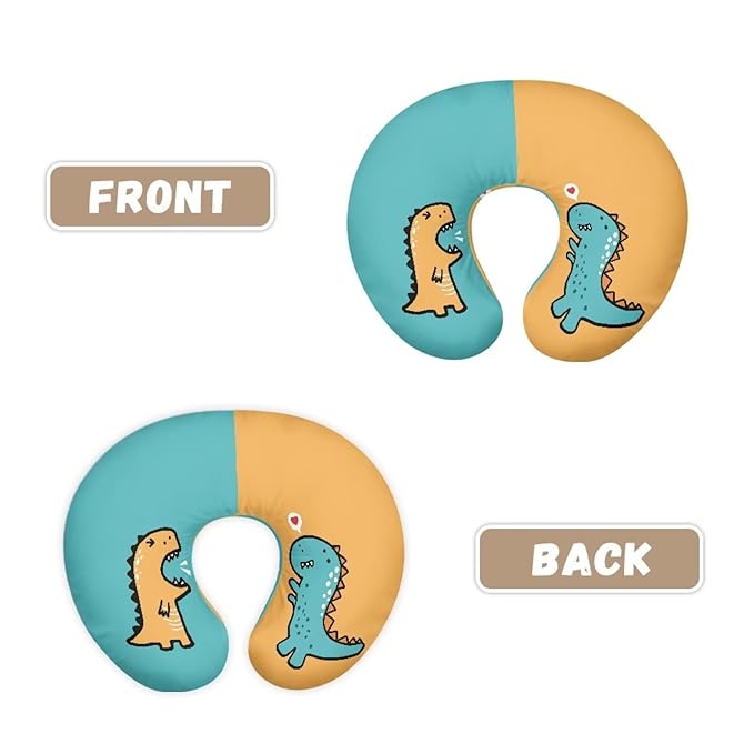 Nursing Pillow Cover Dinosaur Stretchy Removable Cover for Breastfeeding Pillow Soft Comfortable Slipcover Ultra Soft Snug Fits On Infant Nursing Pillow
