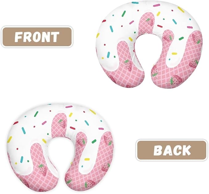 Cream Nursing Pillow Cover Breast Feeding Pillow Covers 1 Pack for Breastfeeding Pillow Soft Fabric Fits Snug On Infant Feeding Cushion Cover Pillow Not Included