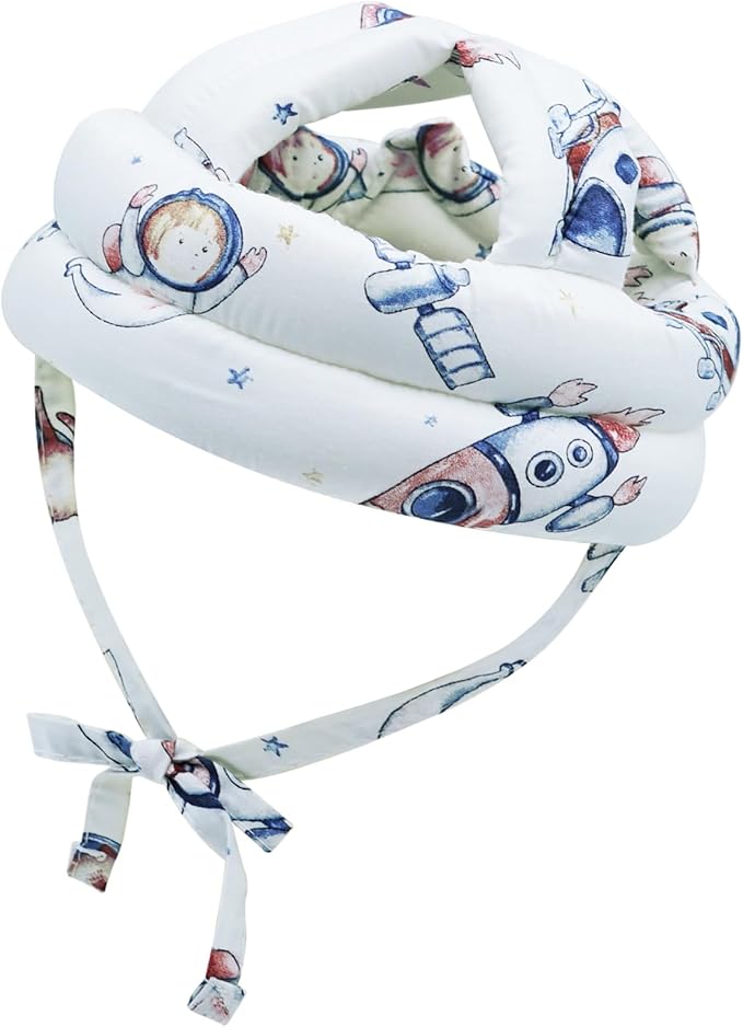 Baby Safety Helmet Baby Head Protector No Bumps for Running Walking Crawling, Safety Head Adjustable Protective Cap Headguard Hat