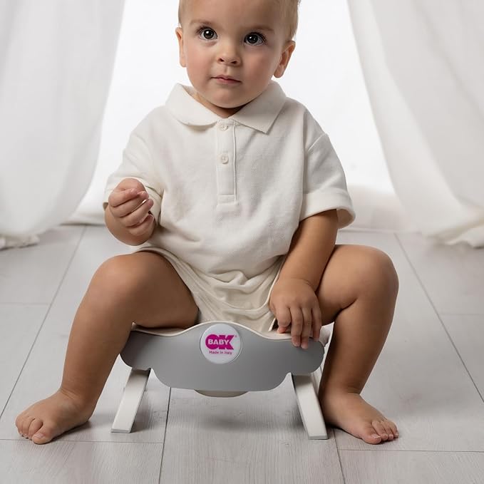 OKBABY On The Spot 3 in 1 Travel Potty Seat - Compact & Lightweight Design - Features Non-Slip Rubber Base - Removable Inner Bowl - Toilet Training Seat for Toddlers & Children, Turquoise