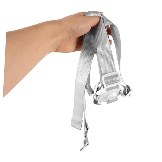 SUPVOX Adjustable Five-Point Safety Harness for High Chairs and Strollers Boy Girl Seat Straps for Boy Girl Easy to Install Comfortable Versatile Use Secure White Design for Toddlers