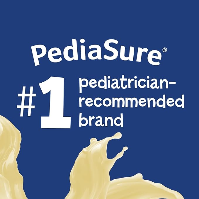 PediaSure Grow & Gain with Immune Support, 27 Vitamins & Minerals for Kids, 7g Protein, Non-GMO, Gluten-Free, Banana, 8-fl-oz Bottle, Pack of 24