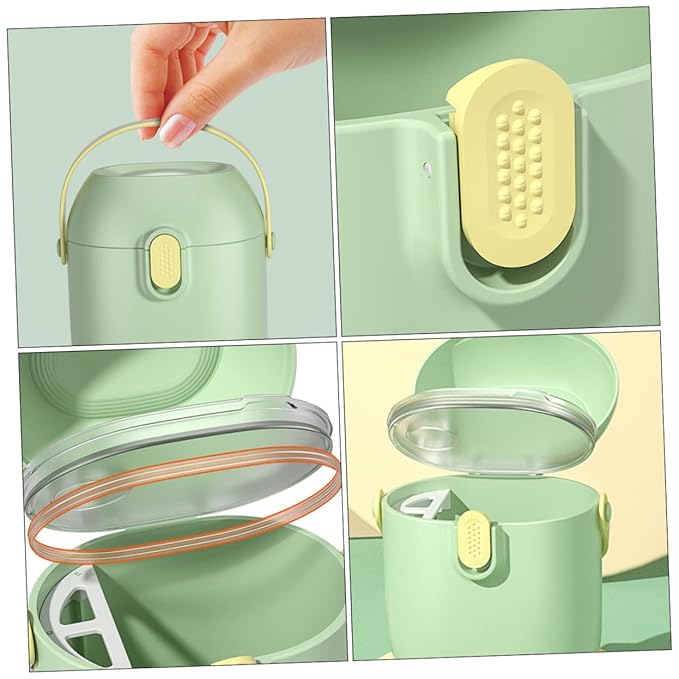 KESYOO Large Capacity Travel Formula Container Milk Storage Box Sealed Milk Powder Container