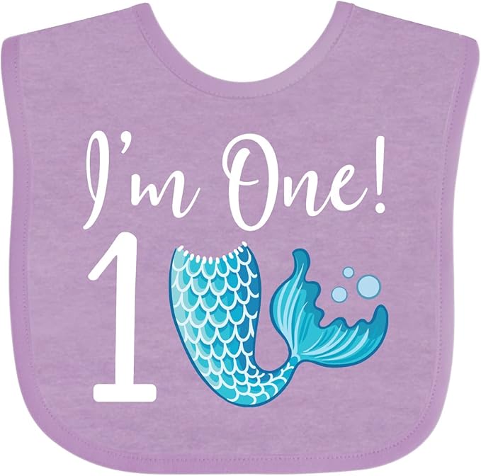 inktastic 1st Birthday Mermaid Party Baby Bib