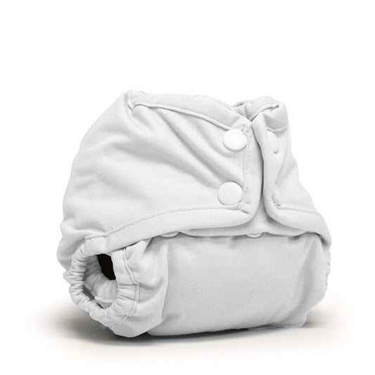 Kanga Care Rumparooz Double Leg Gusset Reusable Cloth Diaper Cover Newborn Snap | Fluff 4-15 lbs