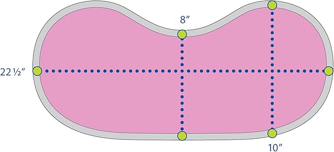 Kiddologic Baby Burp Cloth, Triple Protection, 2 Layers Soft Absorbent Terry, Waterproof Lining, Large Size Curved Design for Extra Coverage, Newborn/Infant Girl Burping Rag, Wild Orchid (Pink) Stripe