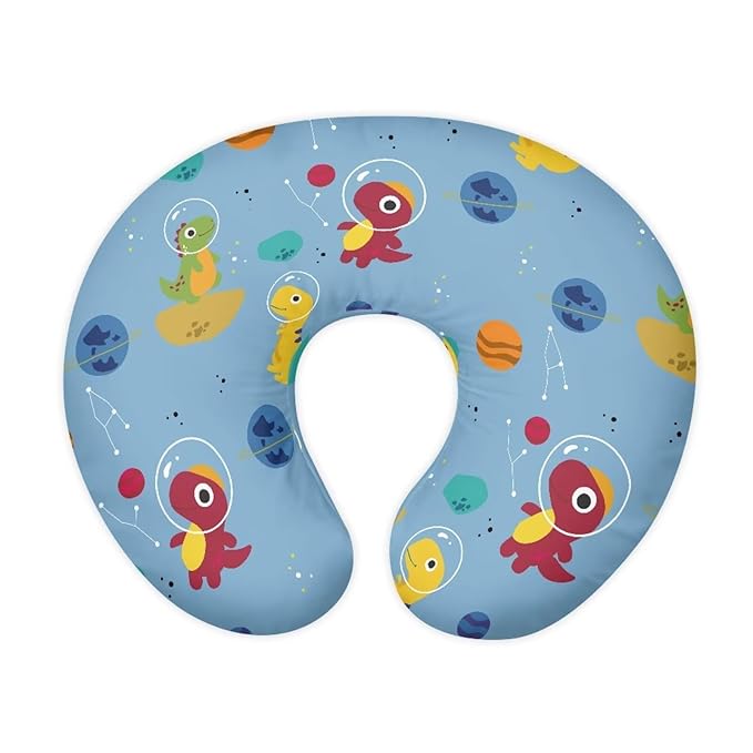 Cute Dinosaur Nursing Pillow Cover, Fits The Original Support for Breastfeeding, Bottle Feeding, and Bonding Comfortable Slipcover for Baby Girl and Boy