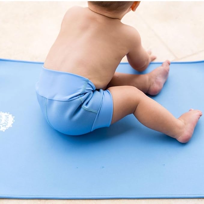 Splash About Happy Nappy Reusable Swim Diaper, Cashmere Blue, 2-3 Years