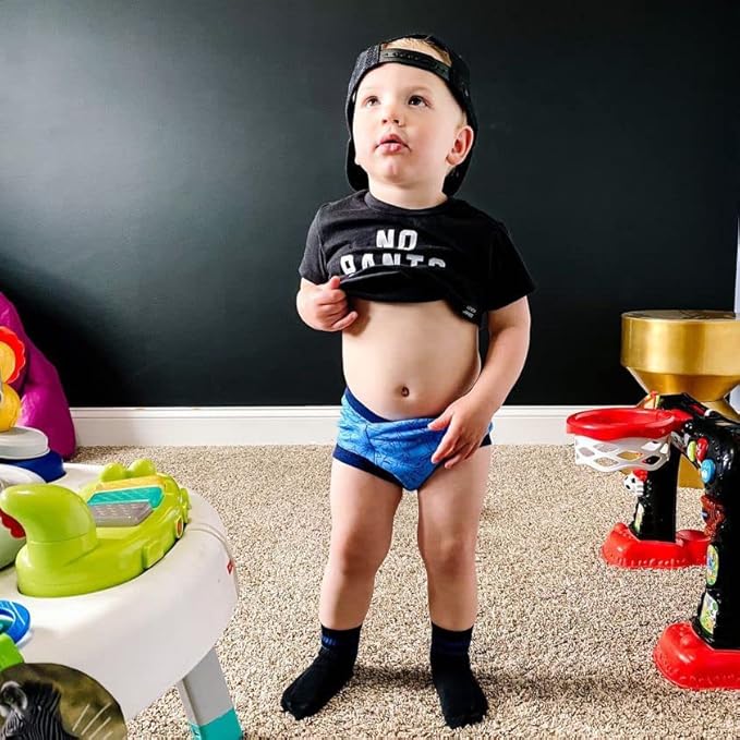 BIG ELEPHANT Random Color Toddler Training Pants 6 Pack, Potty Training Underwear for Boys and Girls