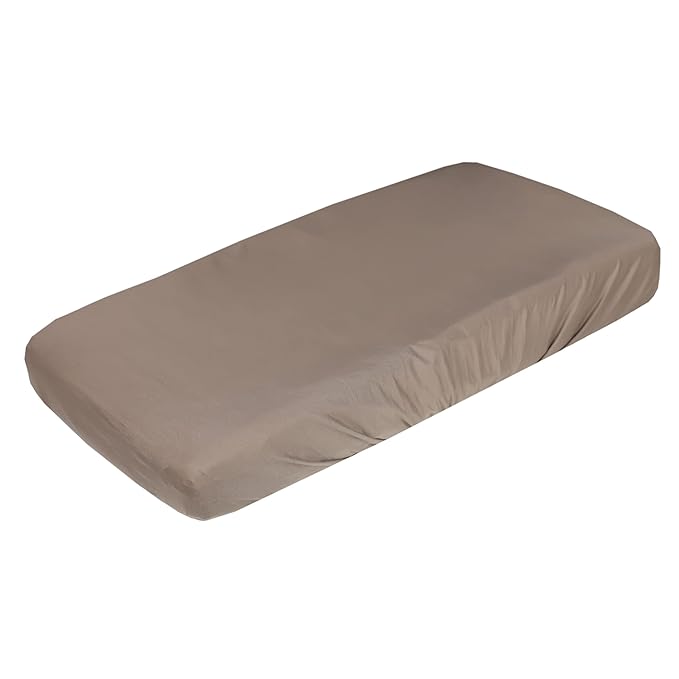 Copper Pearl Premium Knit Changing Pad Cover Soft, Stylish, and Universal Fit for All Standard Diaper Changing Pads, Trendy Design Changing Pad Covers, Gobi