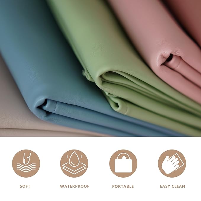 Green Baby Diaper Changing Pad, Portable Baby Changing Mat for Travel or Home, Foldable Mat Fits Perfectly in Diaper Bag (67-11)