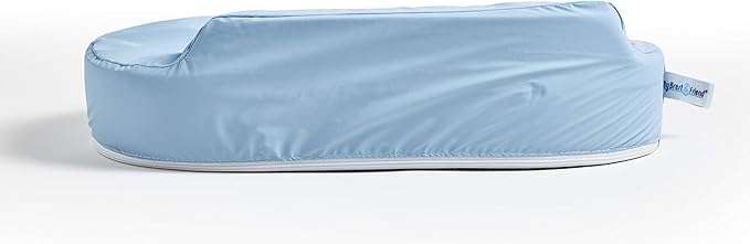 My Brest Friend Original Nursing Pillow Cover - Slipcovers For Baby - Vinyl, Adjustable Fit, Easy Care, Durable - Original Nursing Pillow Not Included, Blue