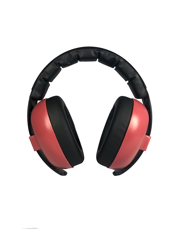 BANZ Earmuffs Infant Hearing Protection – Ages 0-2 Years (Maroon)