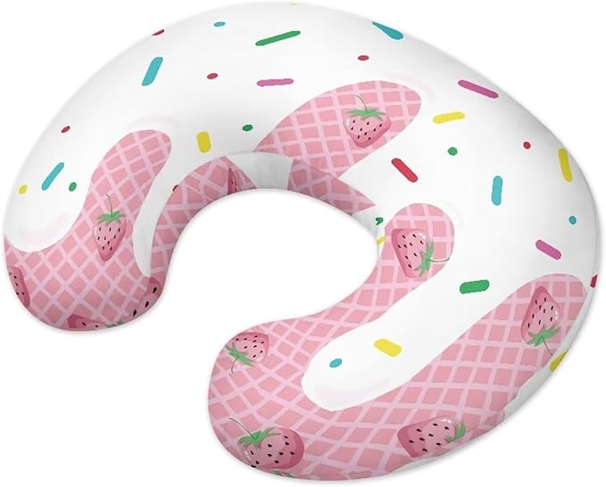 Cream Nursing Pillow Cover Breast Feeding Pillow Covers 1 Pack for Breastfeeding Pillow Soft Fabric Fits Snug On Infant Feeding Cushion Cover Pillow Not Included