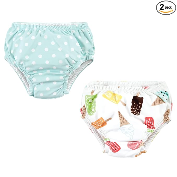 Hudson Baby Unisex Baby Swim Diapers, Ice Cream, 18-24 Months