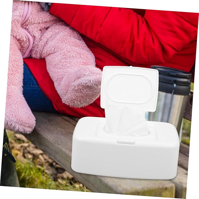 Refillable Dispenser Wet Tissue Dispenser Baby Wipe Holder Gloves Container with lid Decor for car Wipes Container Travel Storage for car Decorate pp