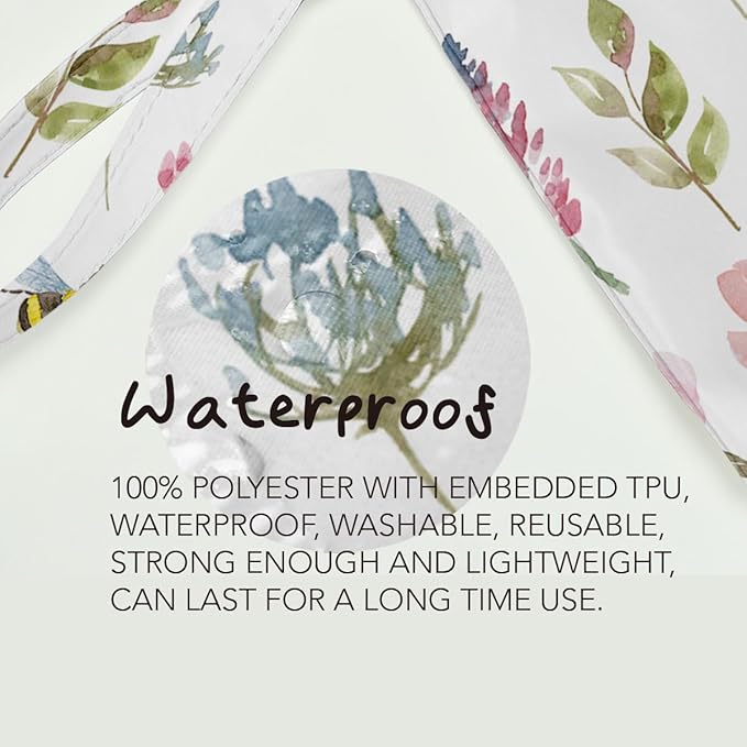 Fokongna Wet Bag Wet Dry Bag Wet Bag For Swimsuit Beach Bag, Don't worry Be Happy Travel Makeup Bag Toiletry Bag Diaper Bag Waterproof Large Capacity for Women Girls Mom Sister Friends Gifts